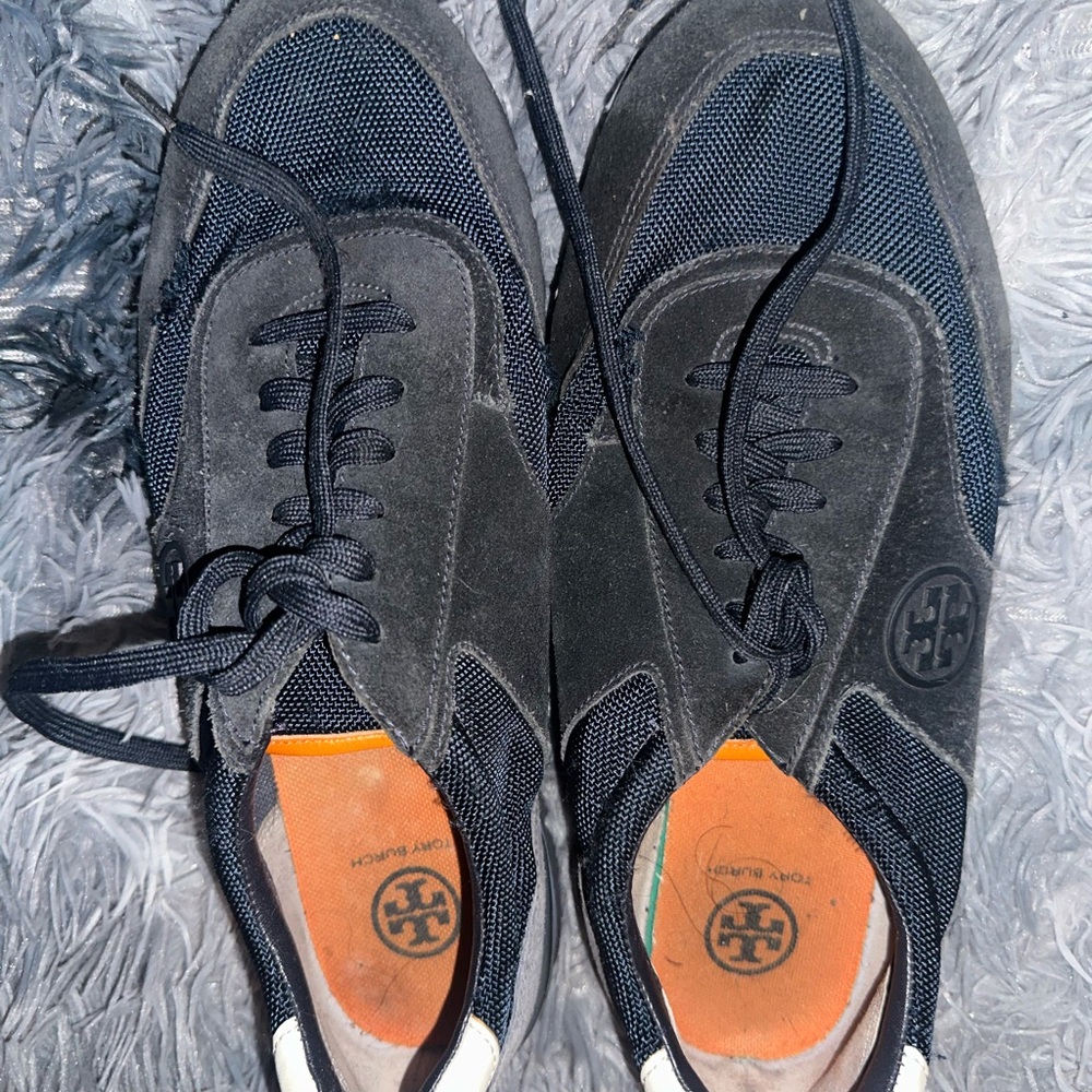 Tory Burch Navy Blue Sneakers